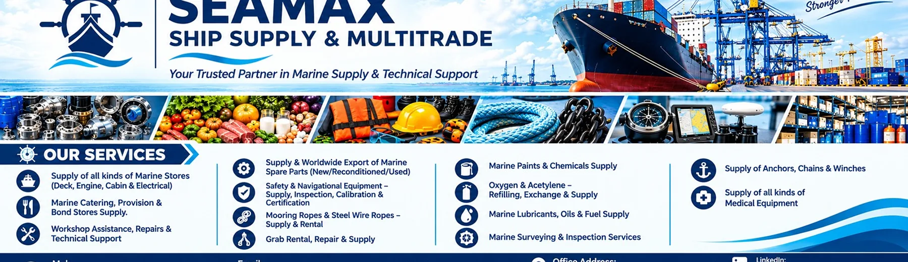 Seamax Ship Supply & MultiTrade operations