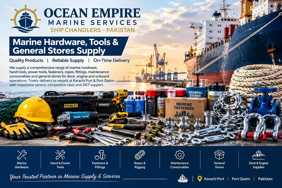 Marine Hardware, Tools & General Stores Supply